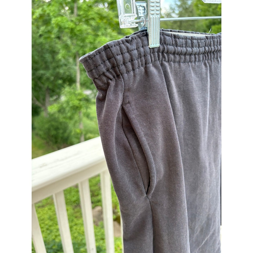 Vintage Champion Mens Lounge Shorts Large Black Elastic Drawstring Made in USA - Picture 4 of 9
